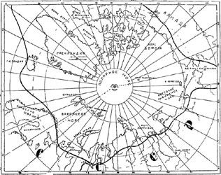 Рис. 53. Карта Арктики