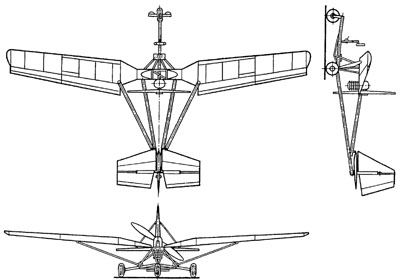 Конструктивная схема СЛА Х-14