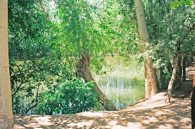 a pool near the mausoleum of Abakh Khoja