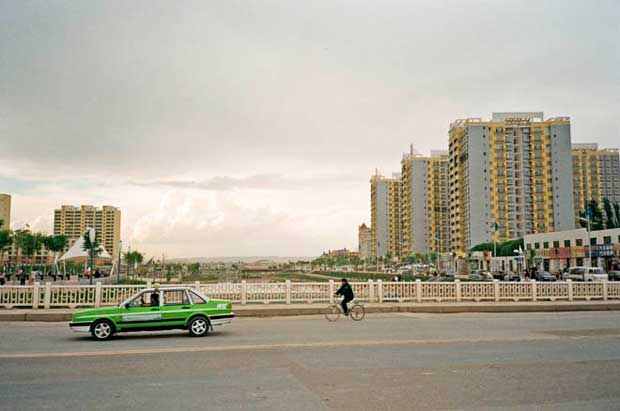 modern buildings near Tuman river