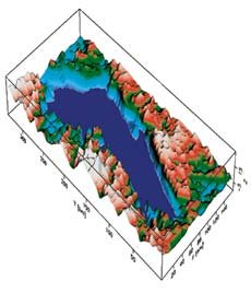 Объемная модель озера Восток